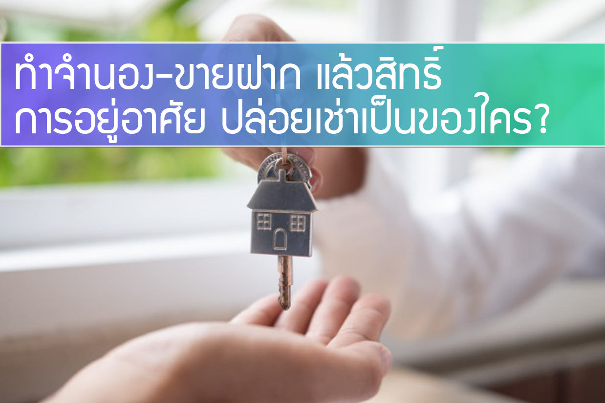 ทำจำนอง ขายฝาก สิทธิ์การอยู่อาศัย ปล่อยเช่าเป็นของใคร